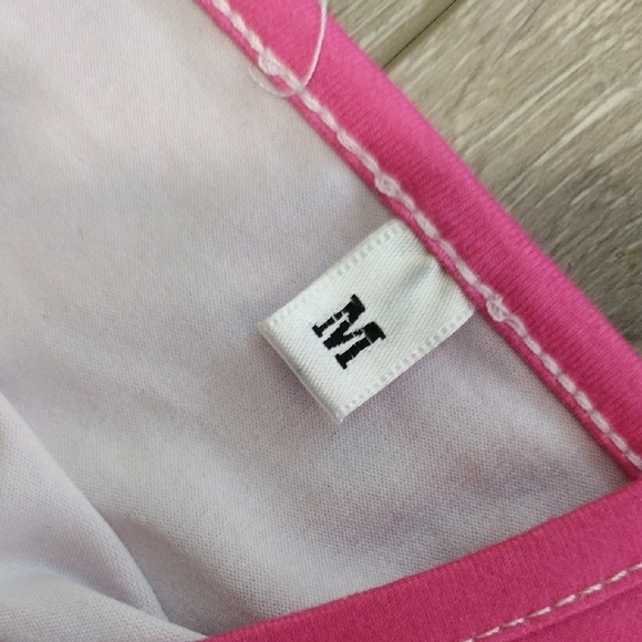 Pink and Blue Striped Sleeveless Dress - Picture 4 of 9